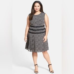 NWT Halogen marled stripe dress—Size 14W